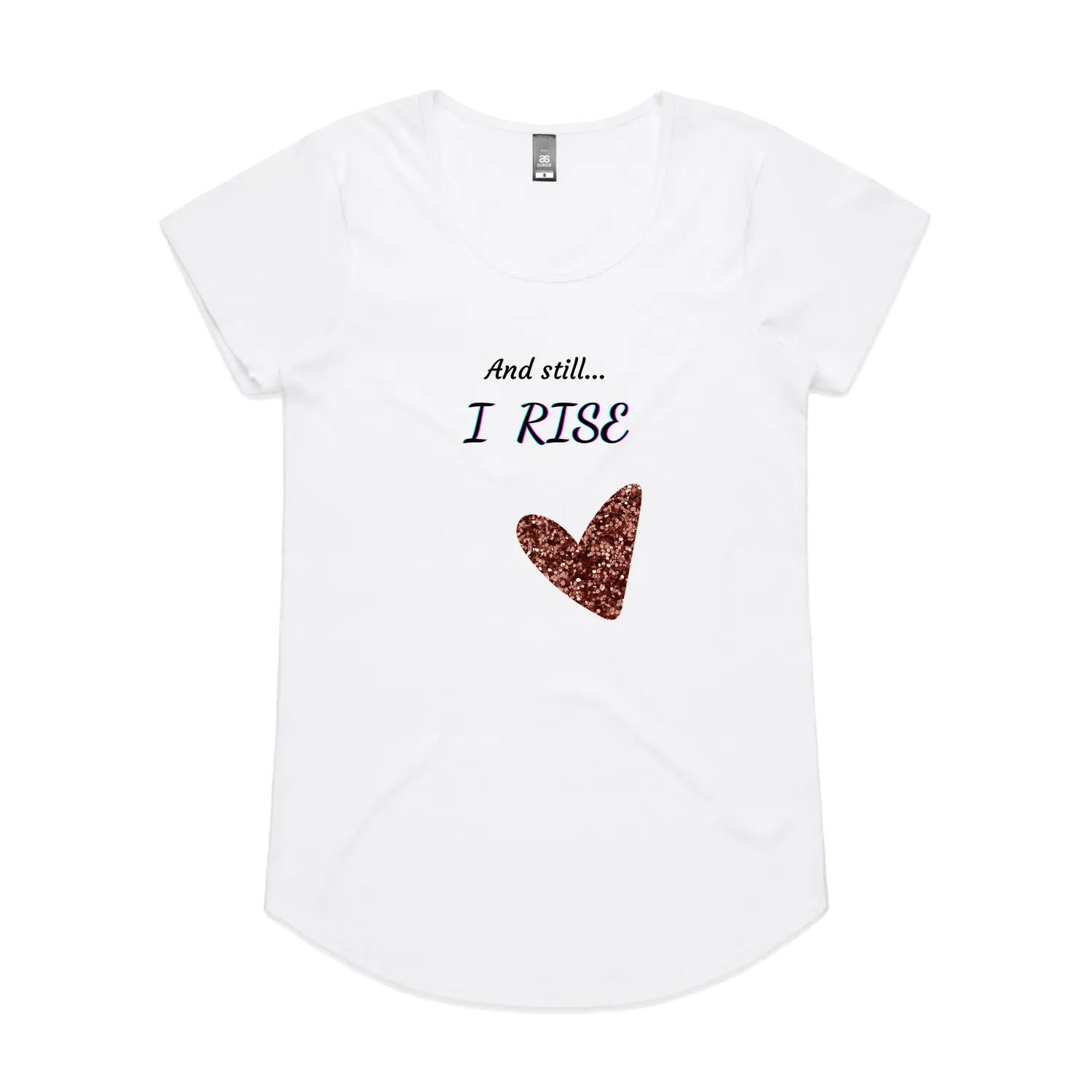 White front flat lay