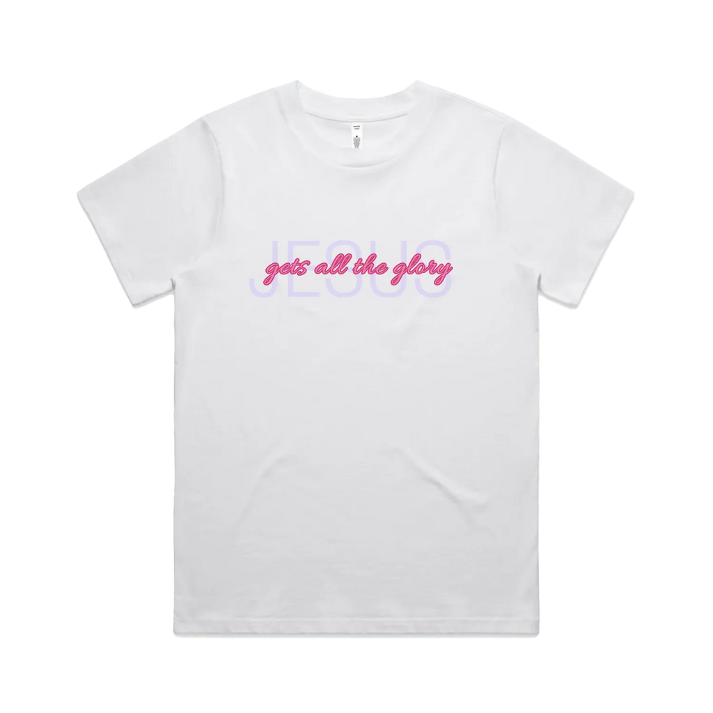 White front flat lay