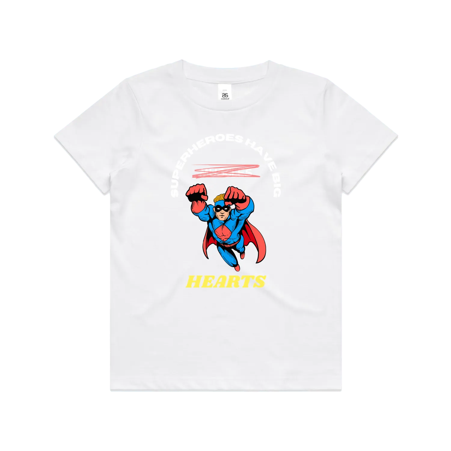 White front flat lay