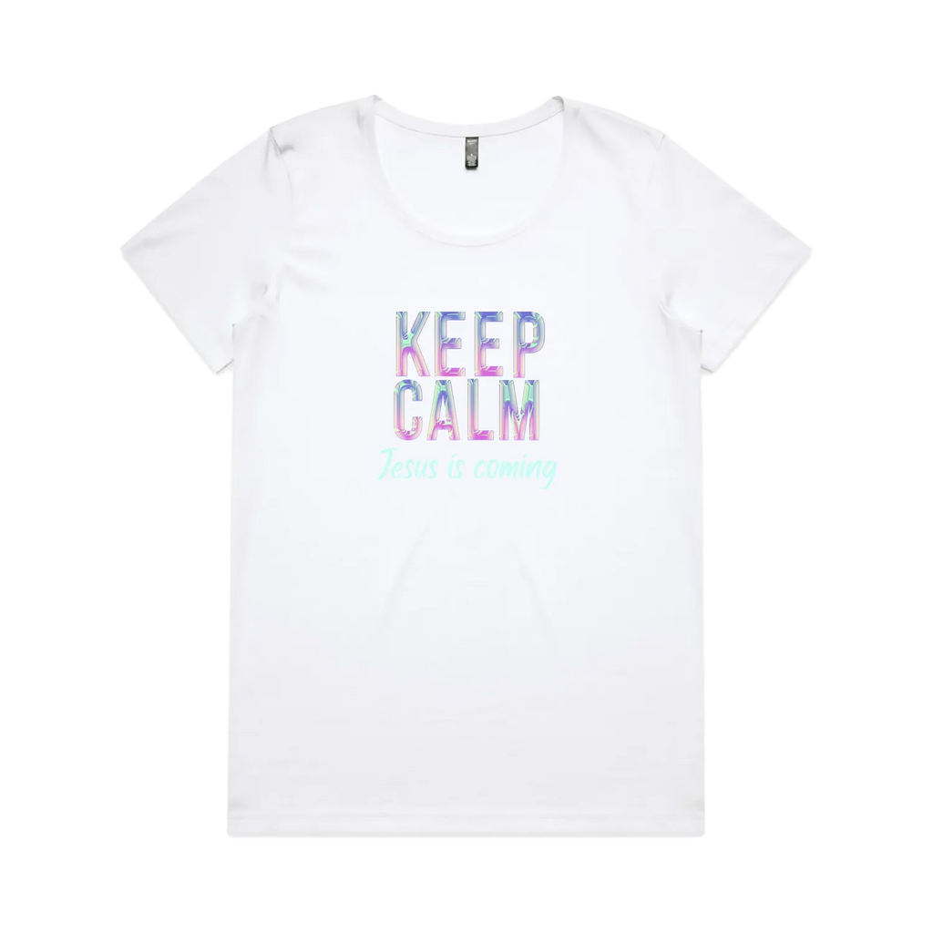 White front flat lay