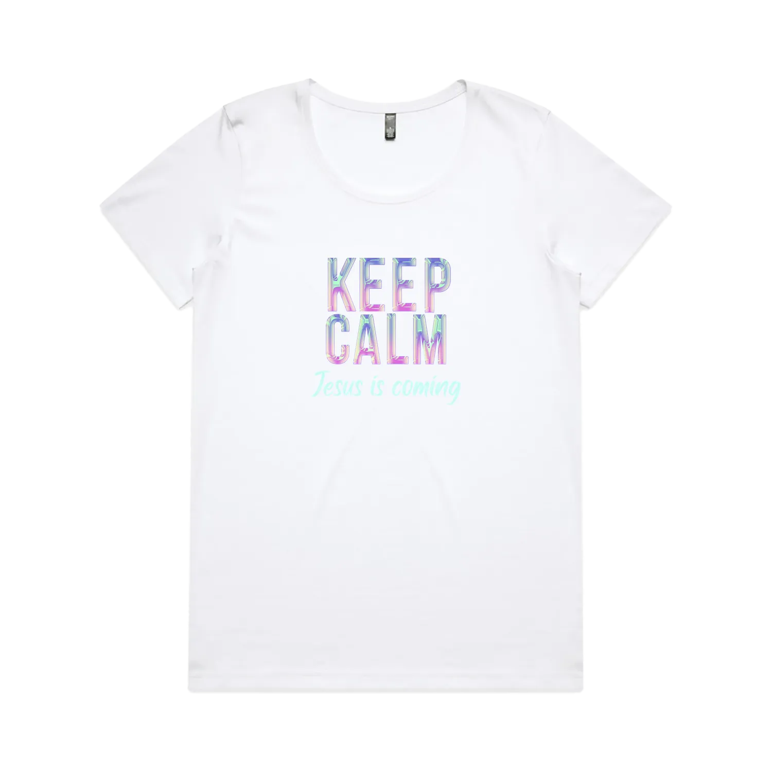 White front flat lay