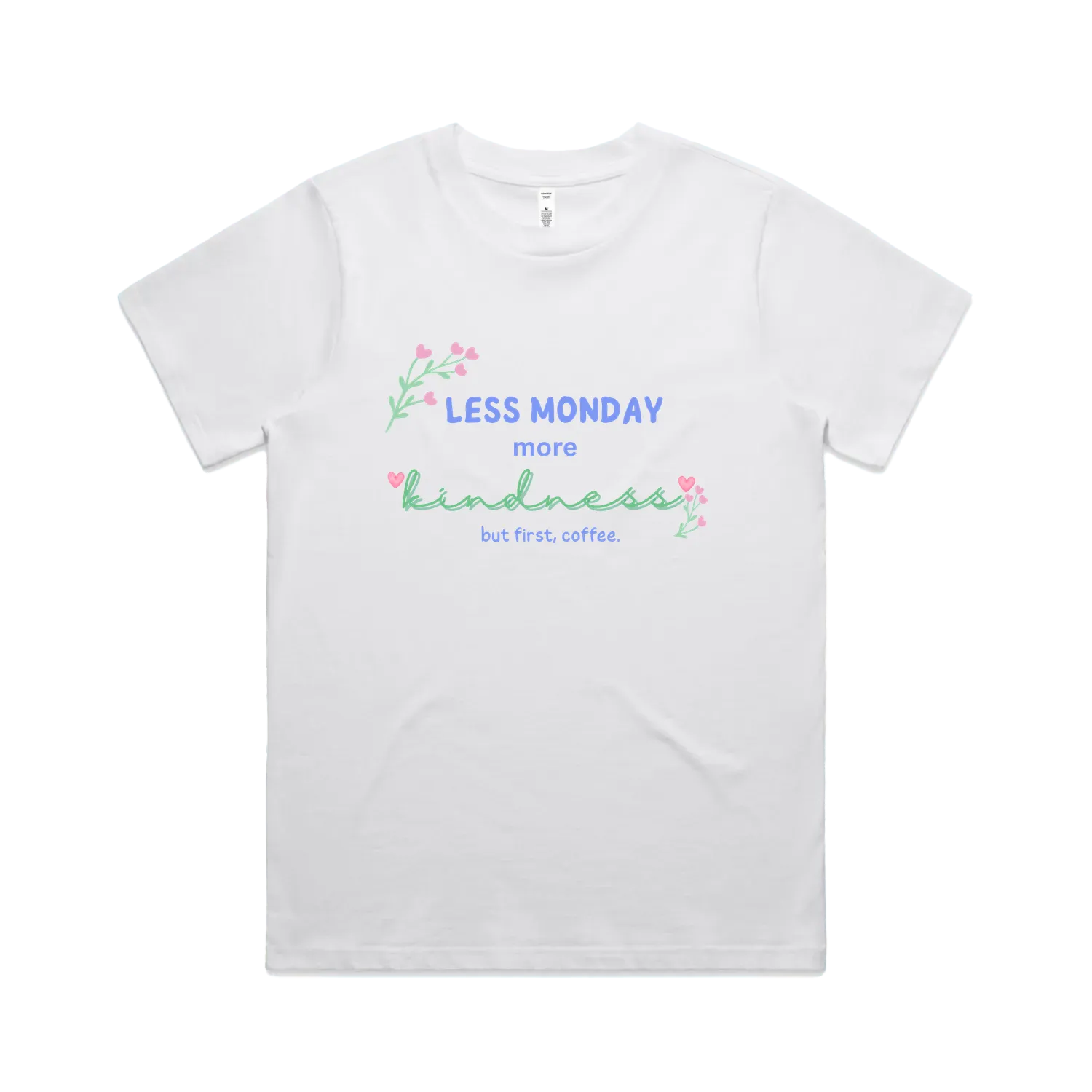 White front flat lay