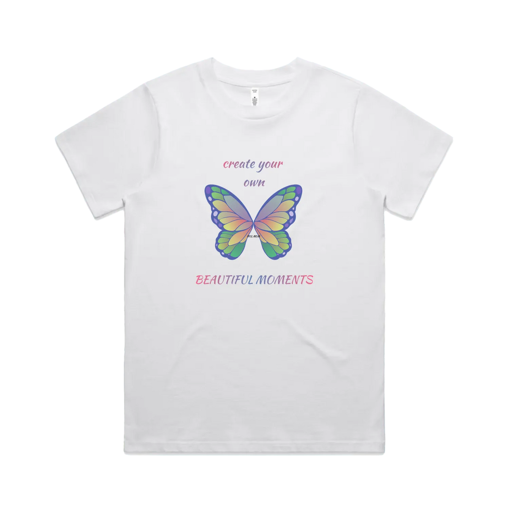 White front flat lay