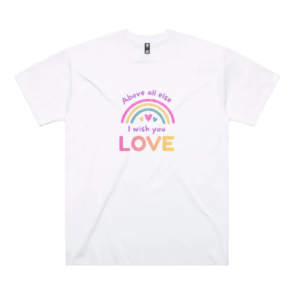 White front flat lay