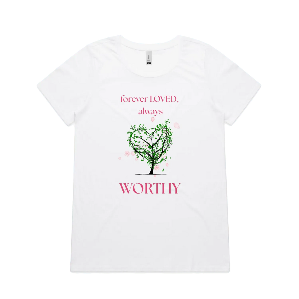 White front flat lay