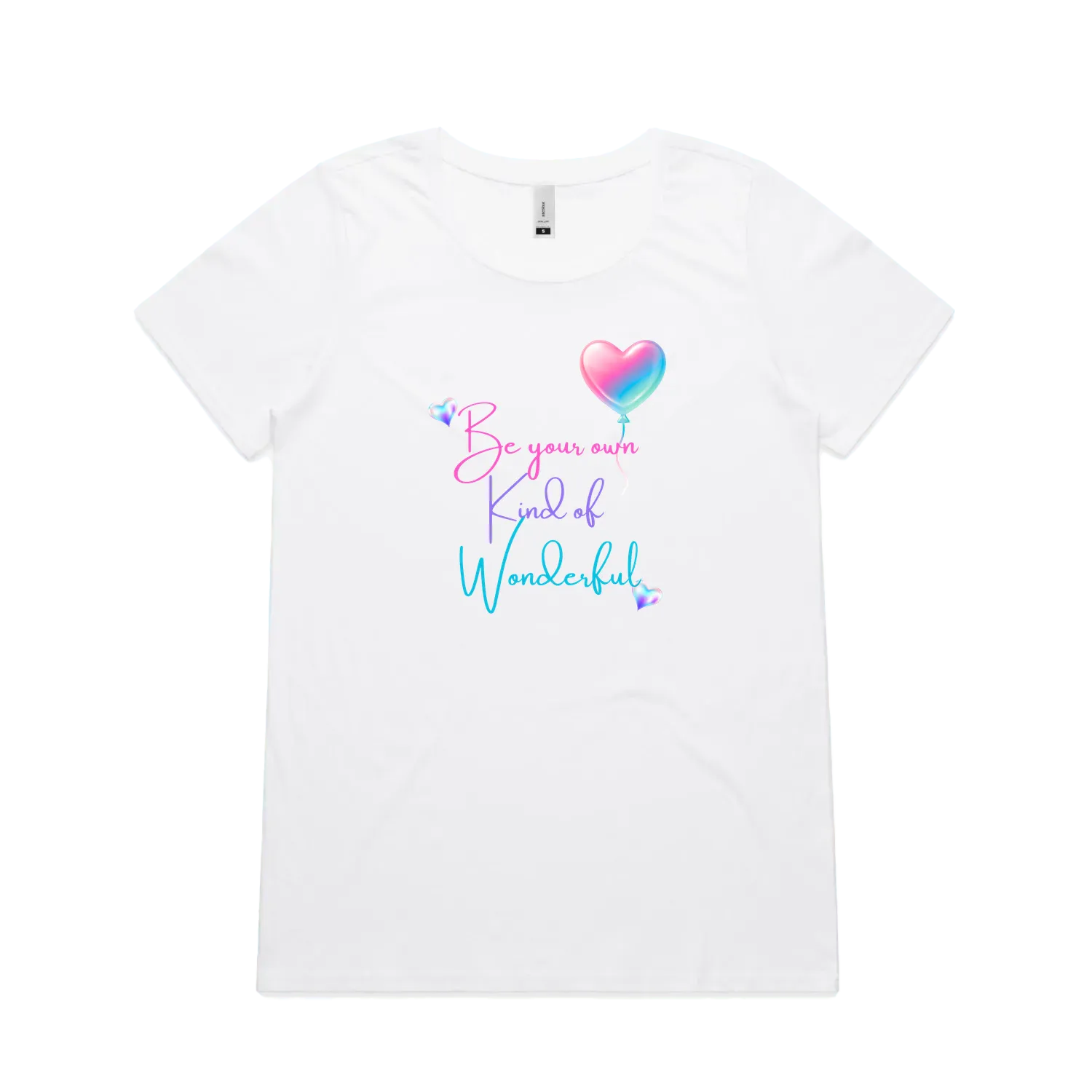 White front flat lay