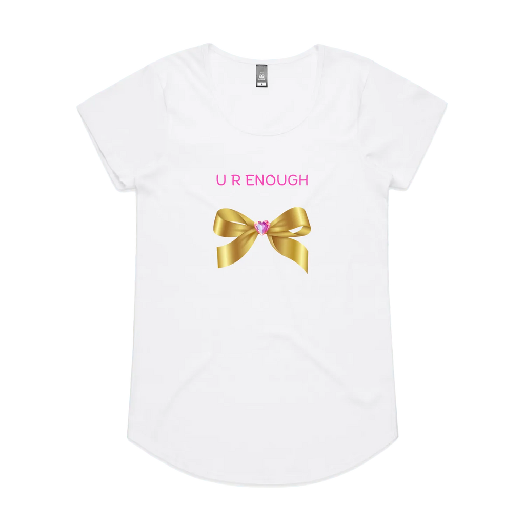 White front flat lay