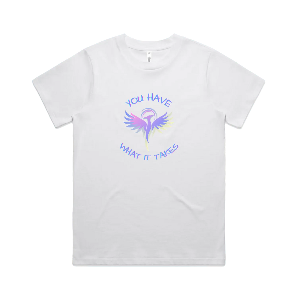 White front flat lay