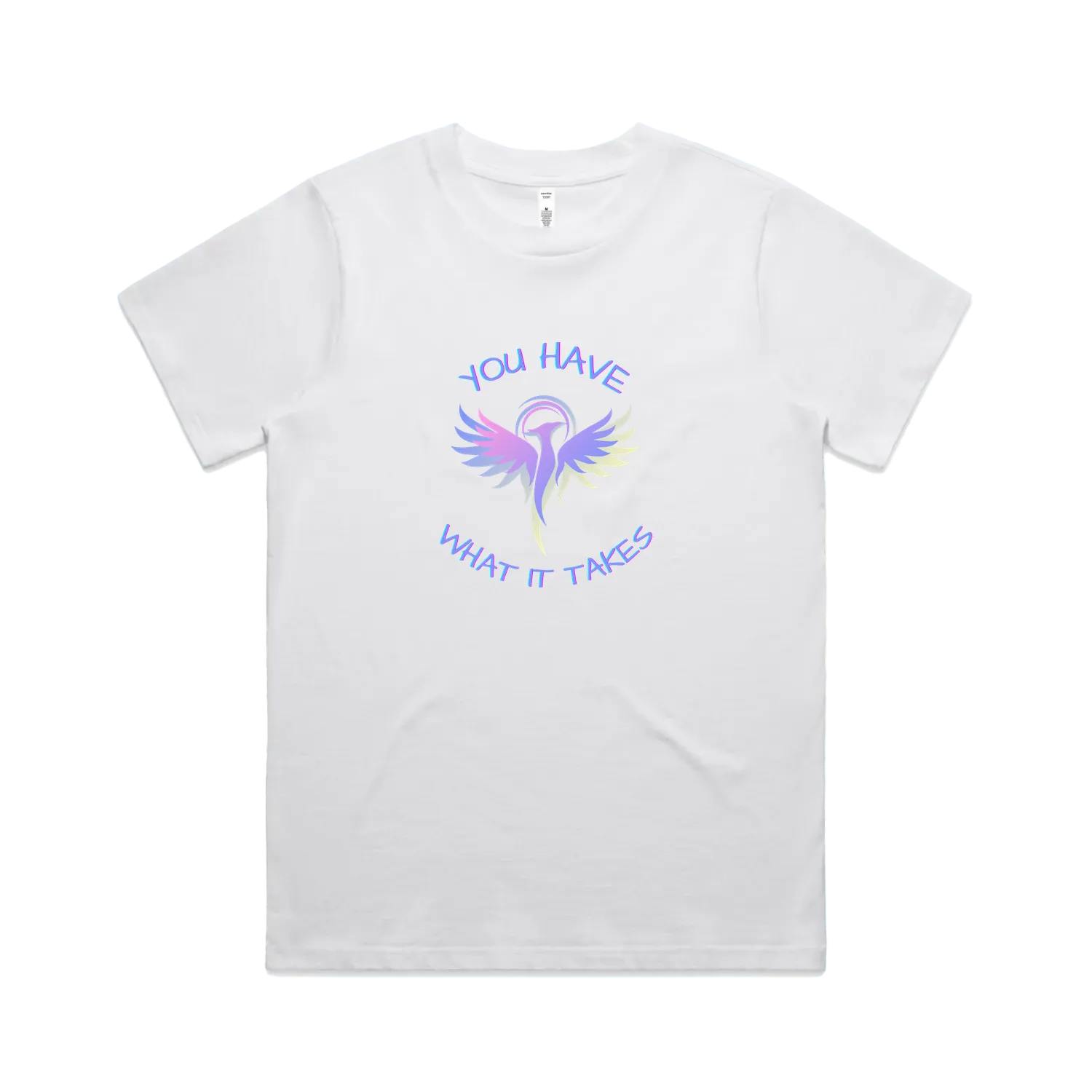 White front flat lay