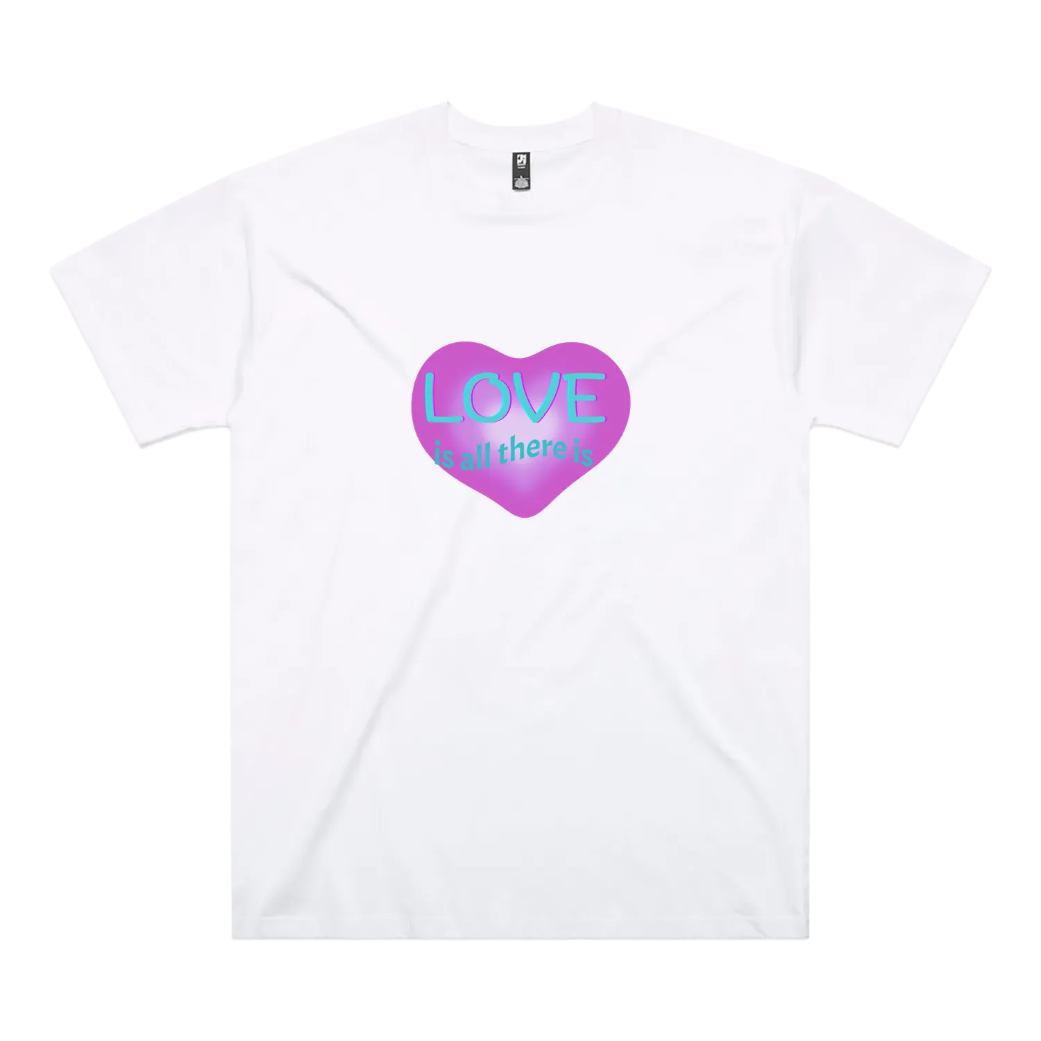 White front flat lay