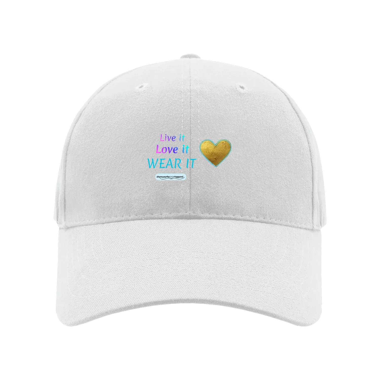 White front flat lay