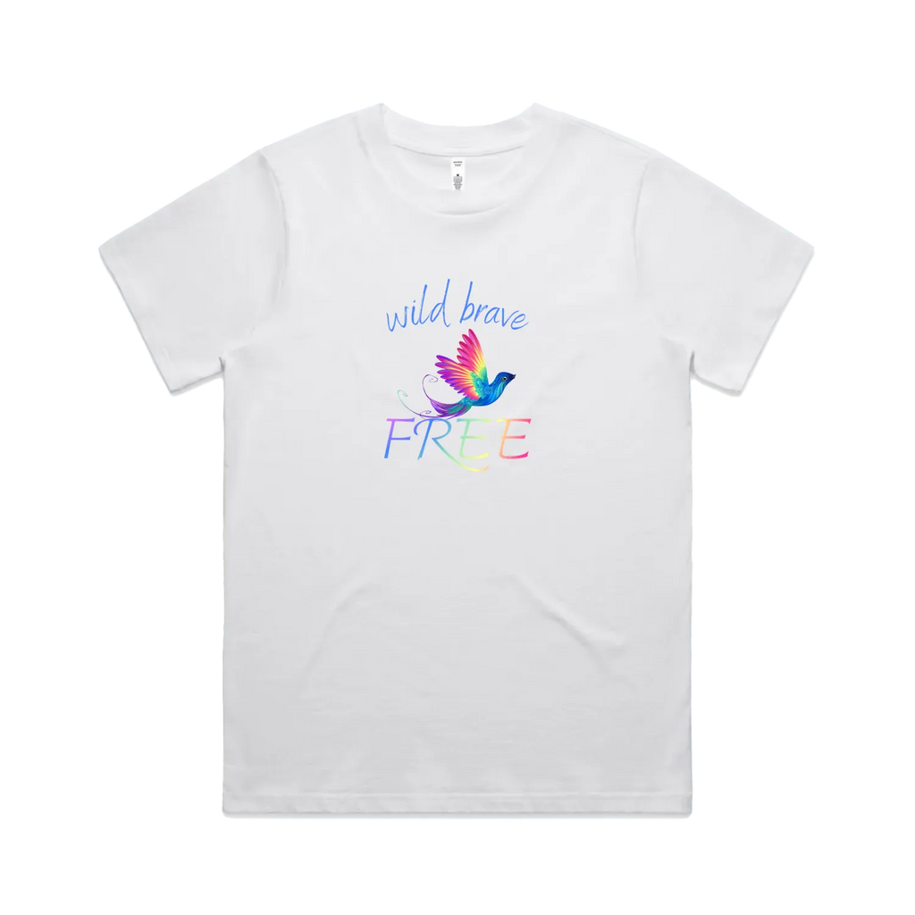 White front flat lay