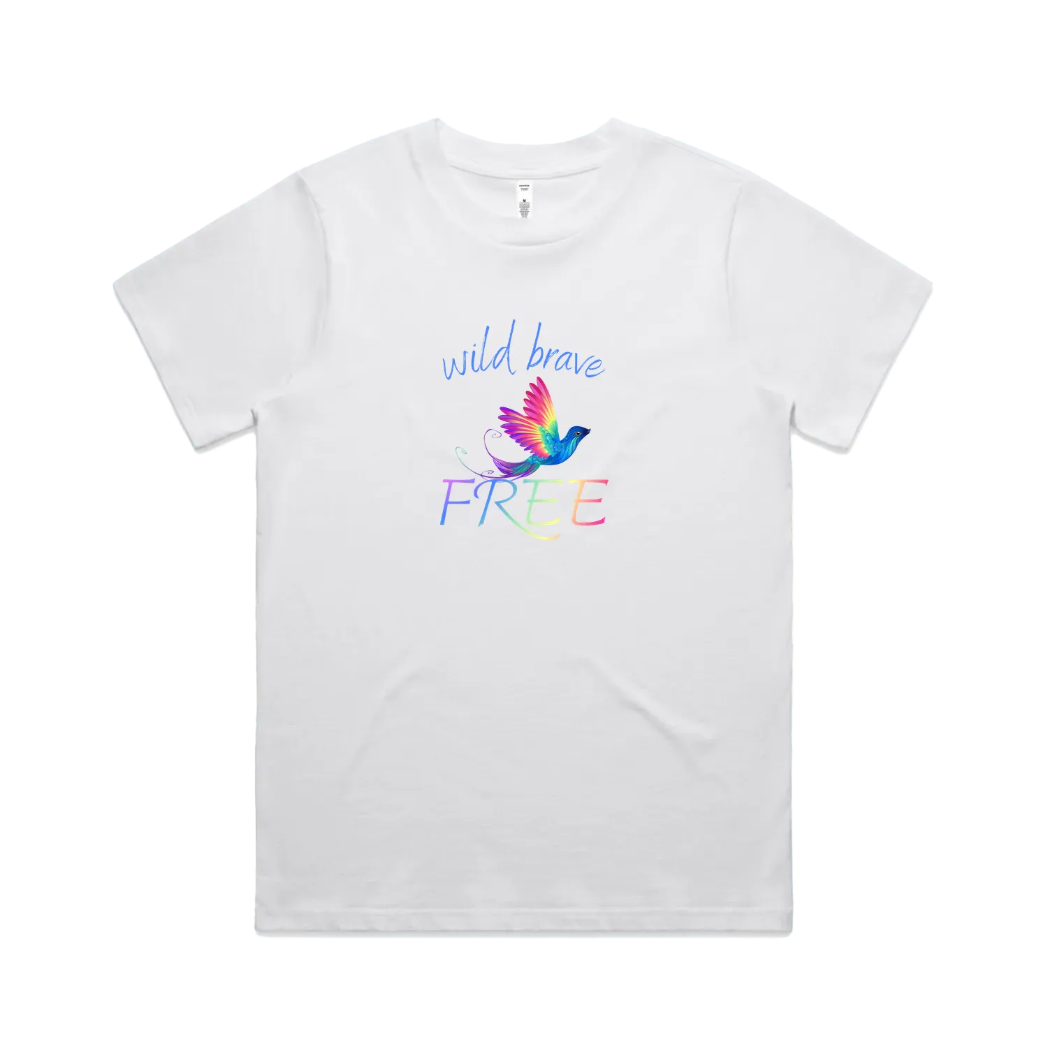 White front flat lay