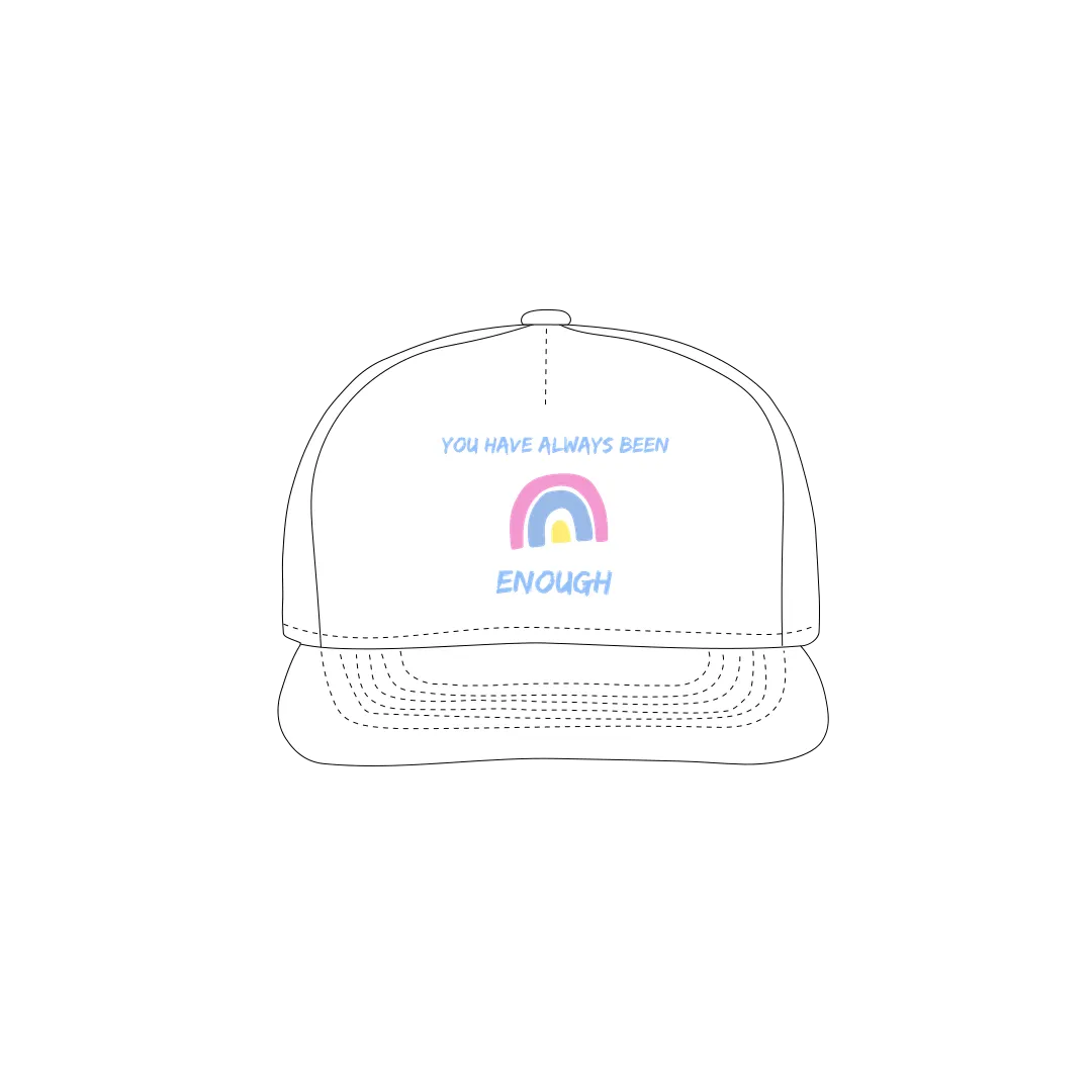 White front flat lay