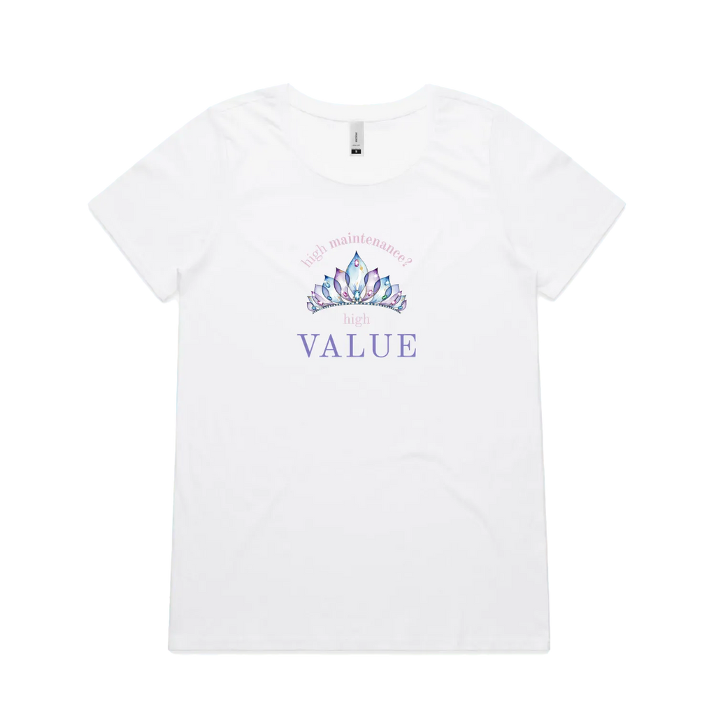 White front flat lay