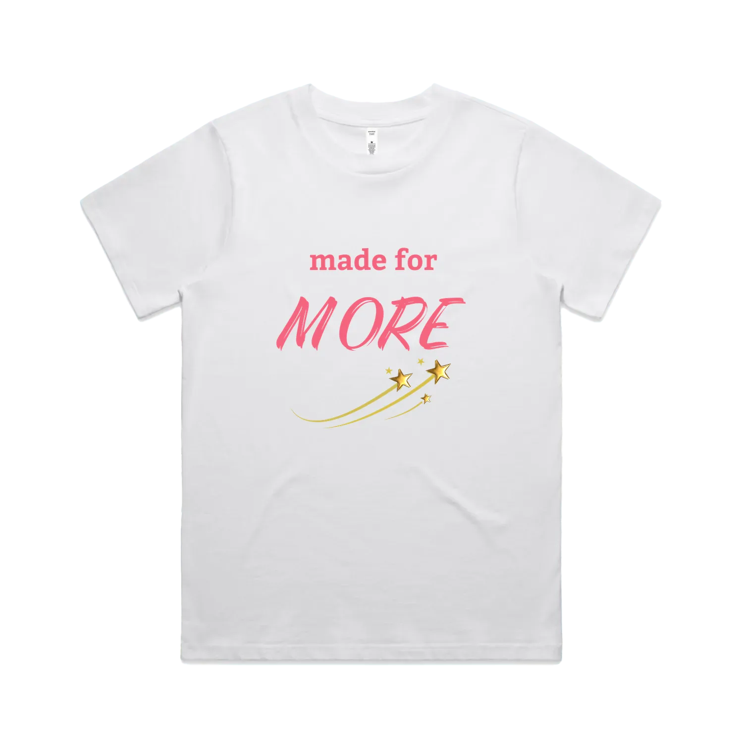 White front flat lay