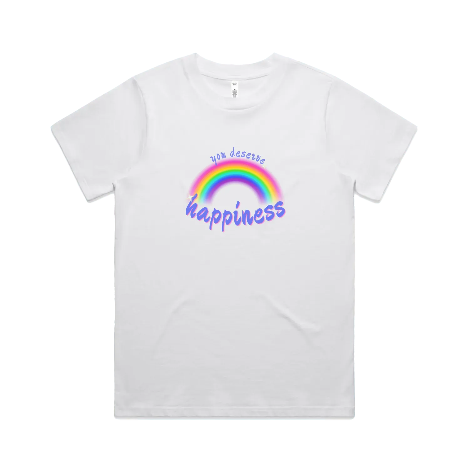 White front flat lay