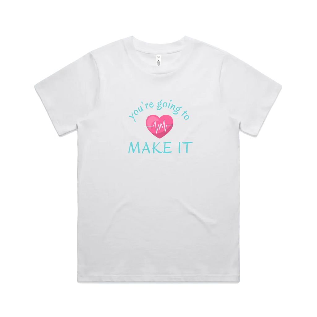 White front flat lay