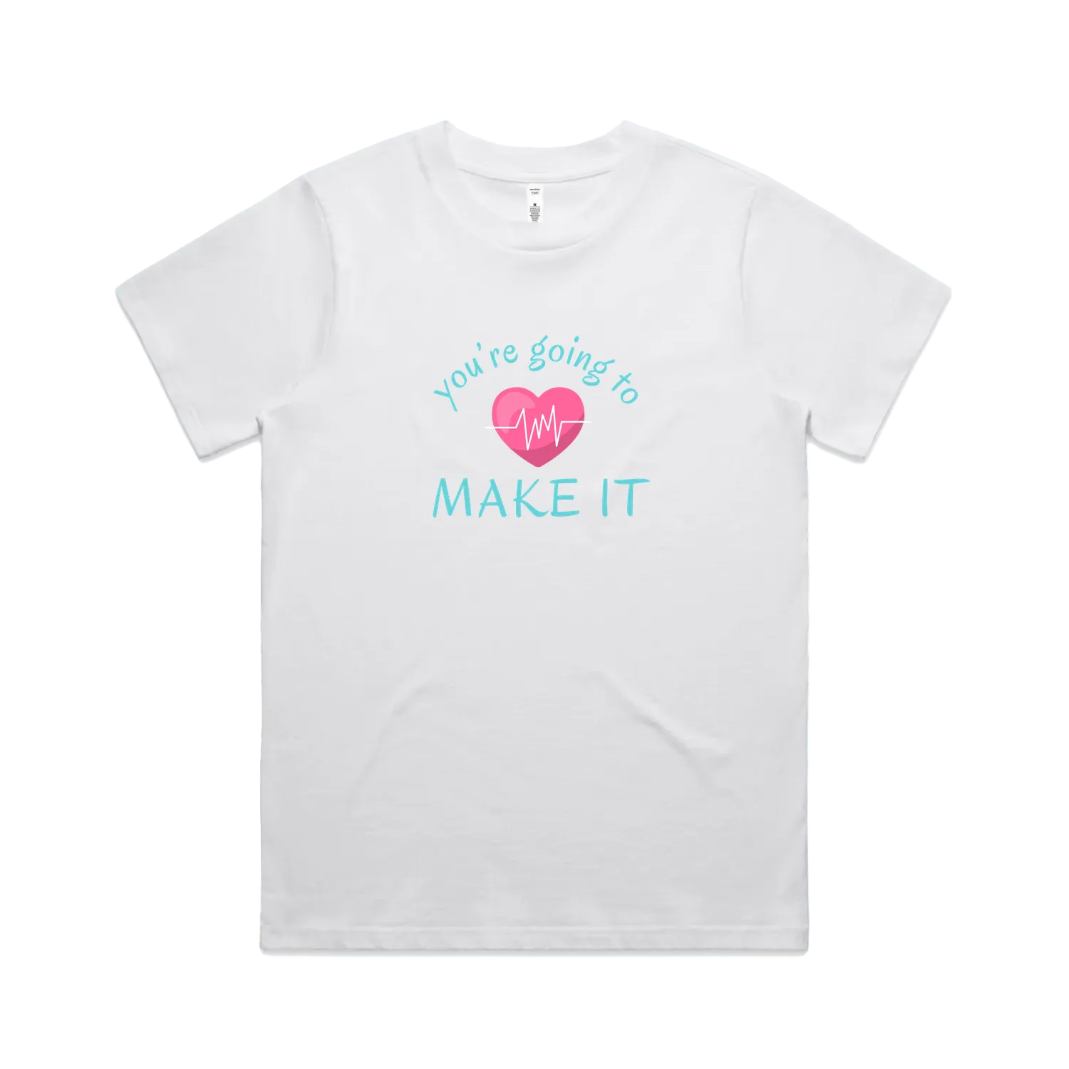 White front flat lay