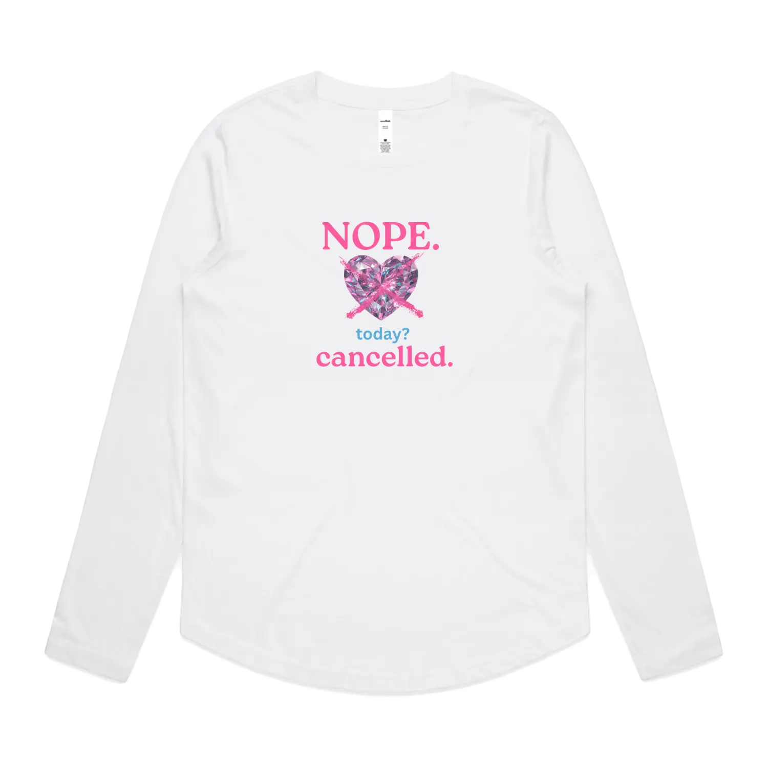 White front flat lay