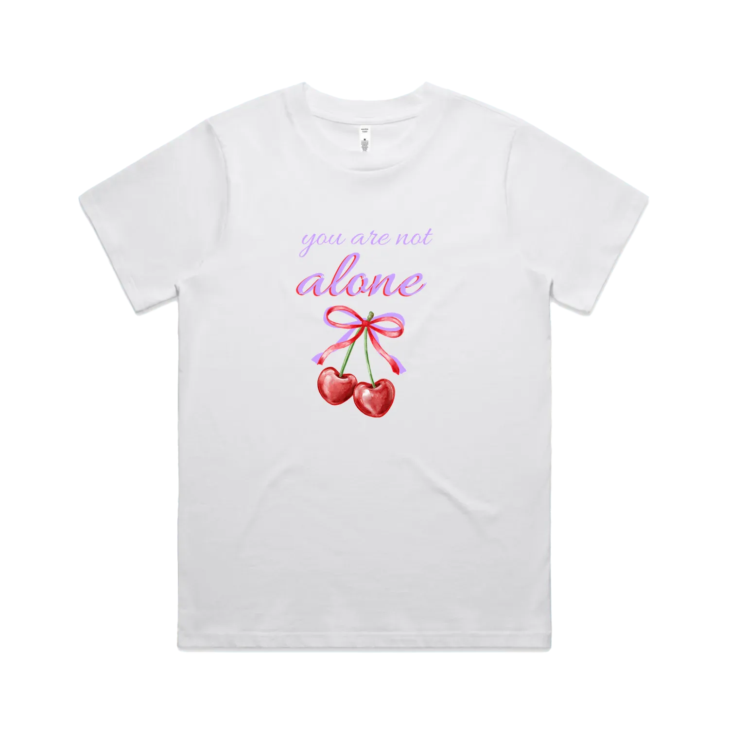 White front flat lay