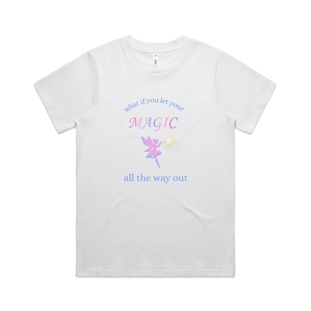 White front flat lay