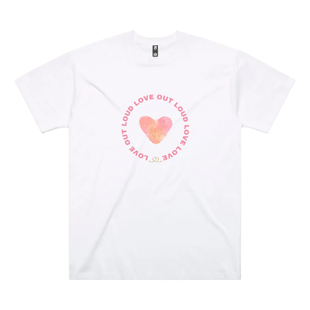 White front flat lay