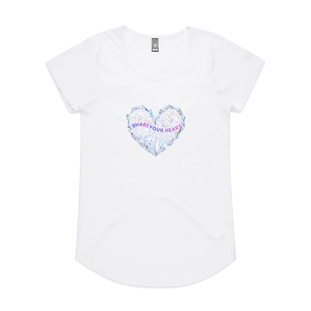 White front flat lay