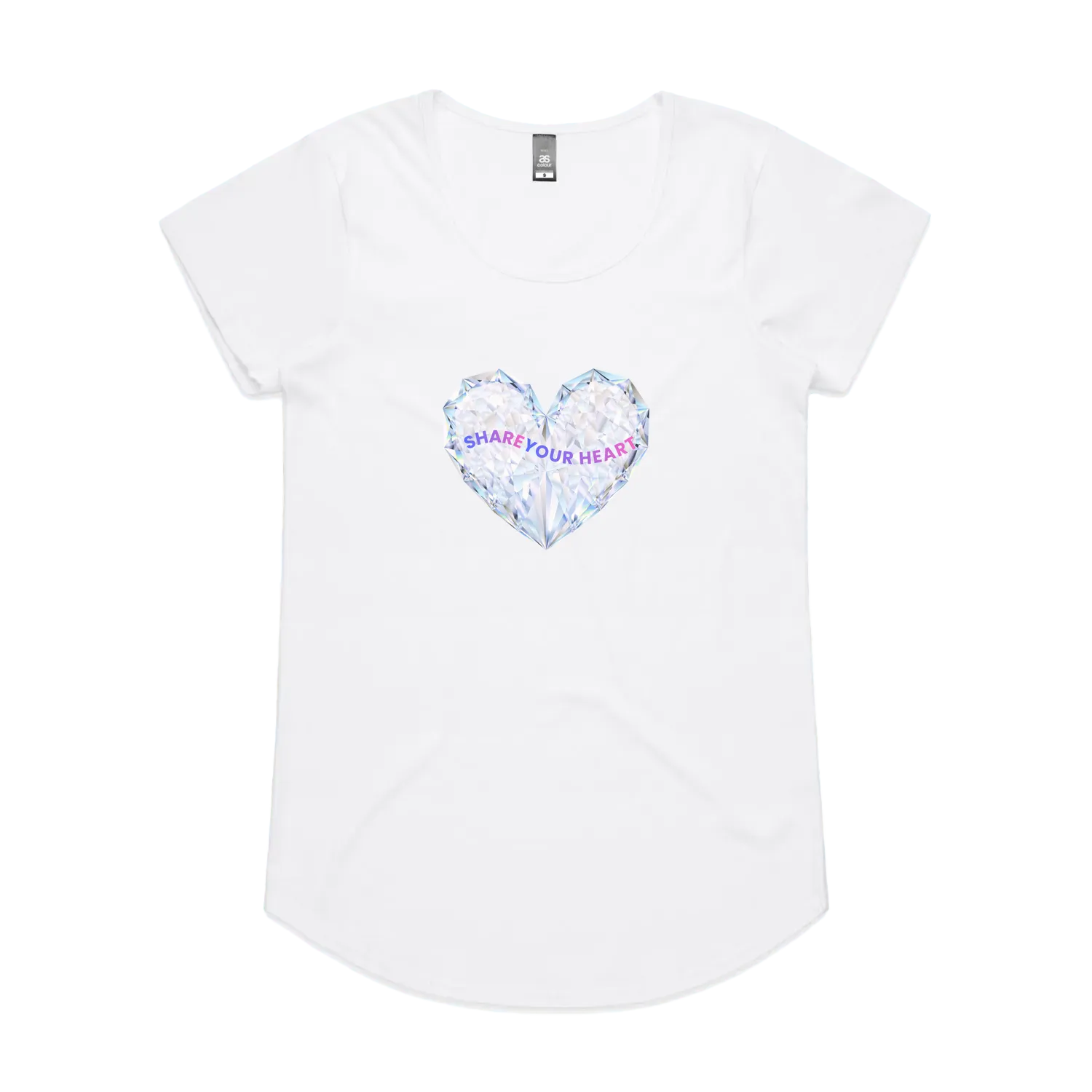 White front flat lay