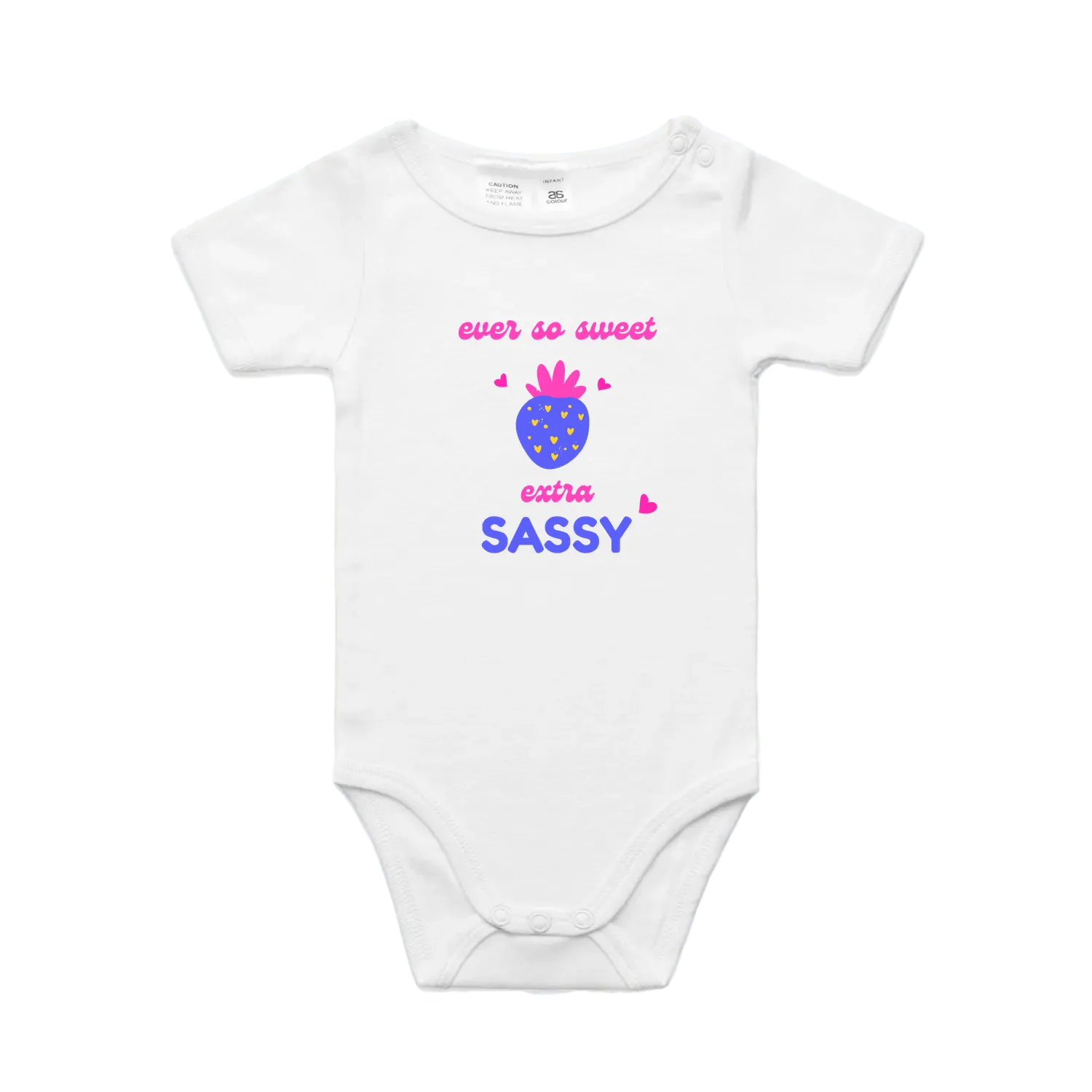 White front flat lay