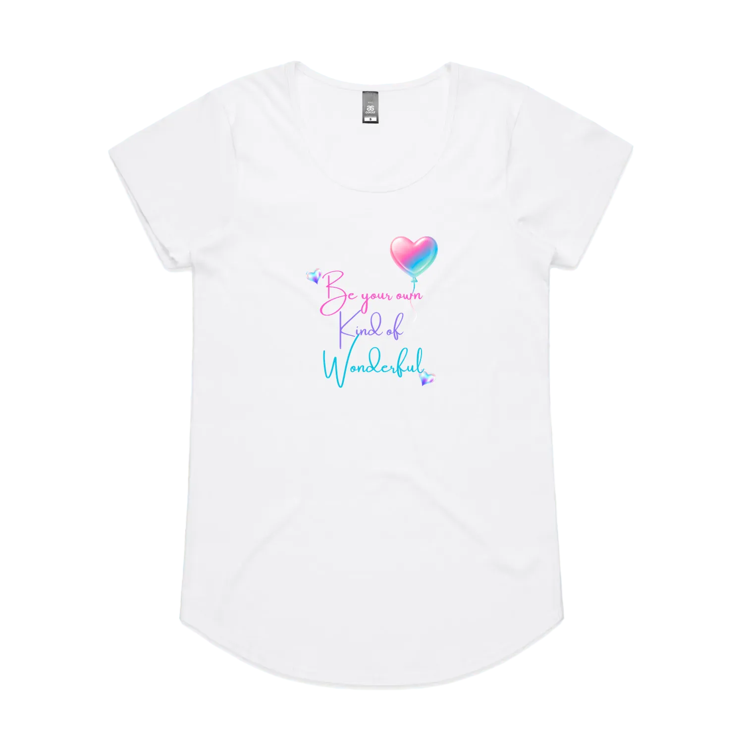 White front flat lay