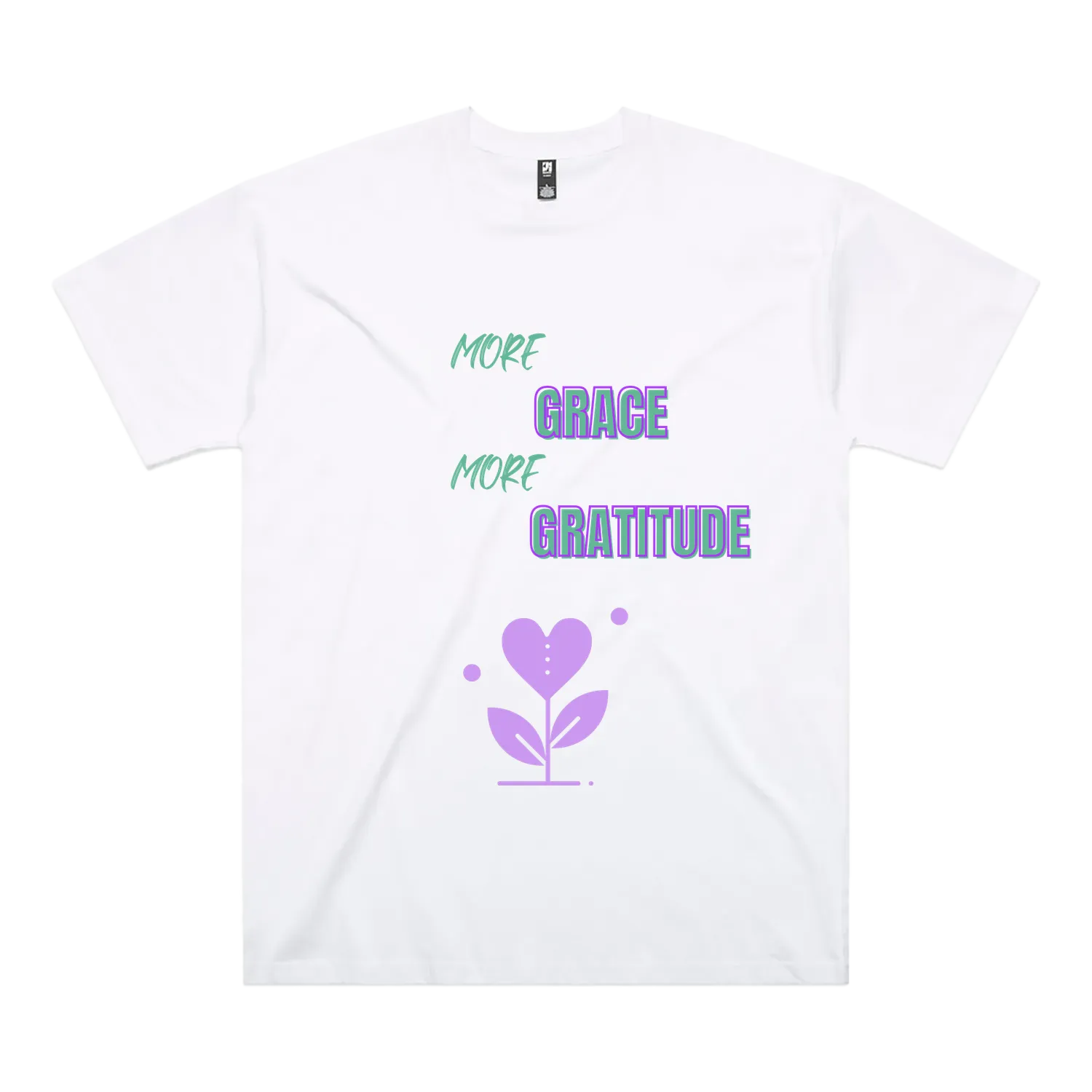 White front flat lay