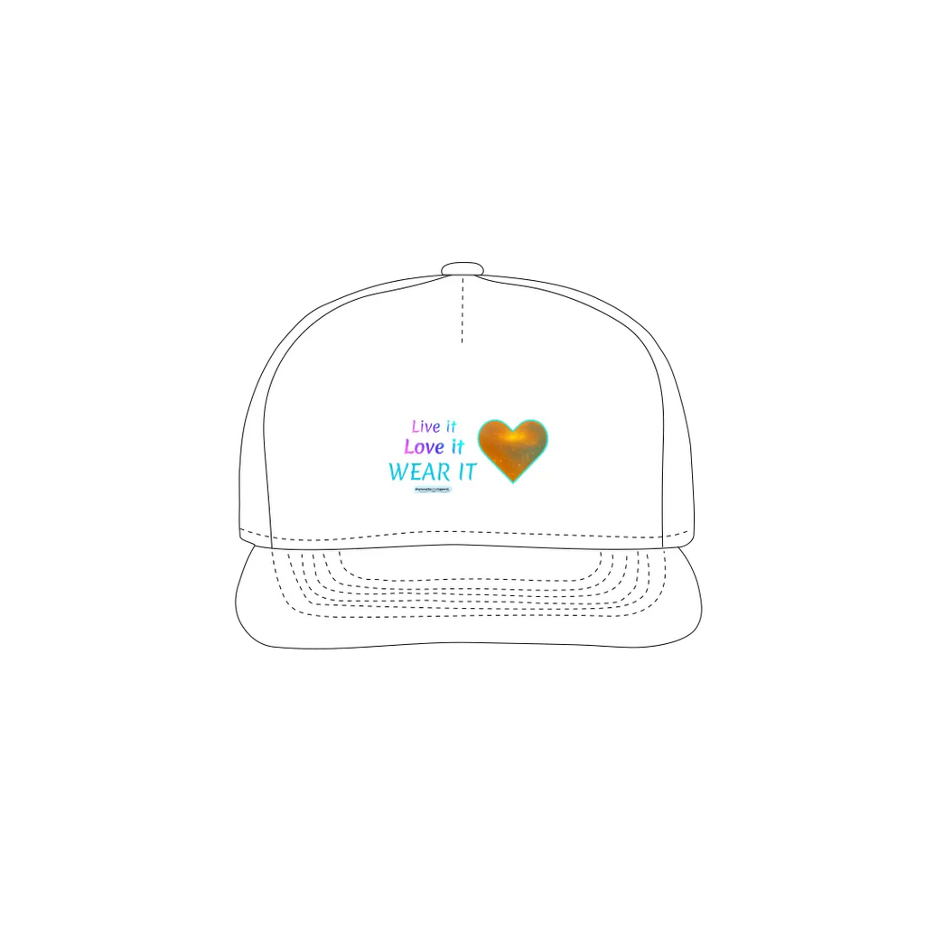 White front flat lay