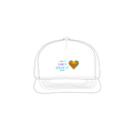 White front flat lay