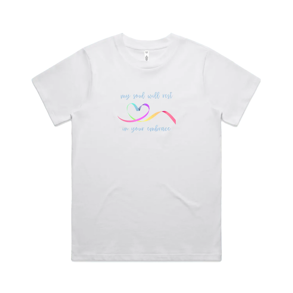 White front flat lay