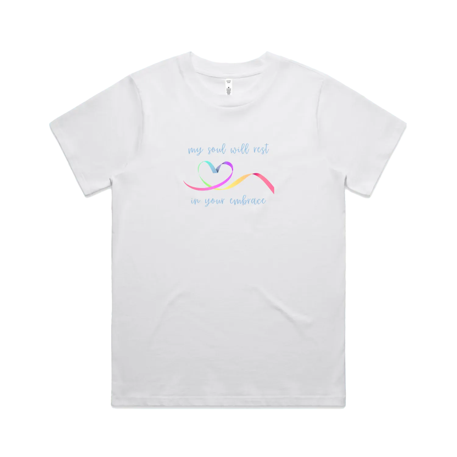 White front flat lay