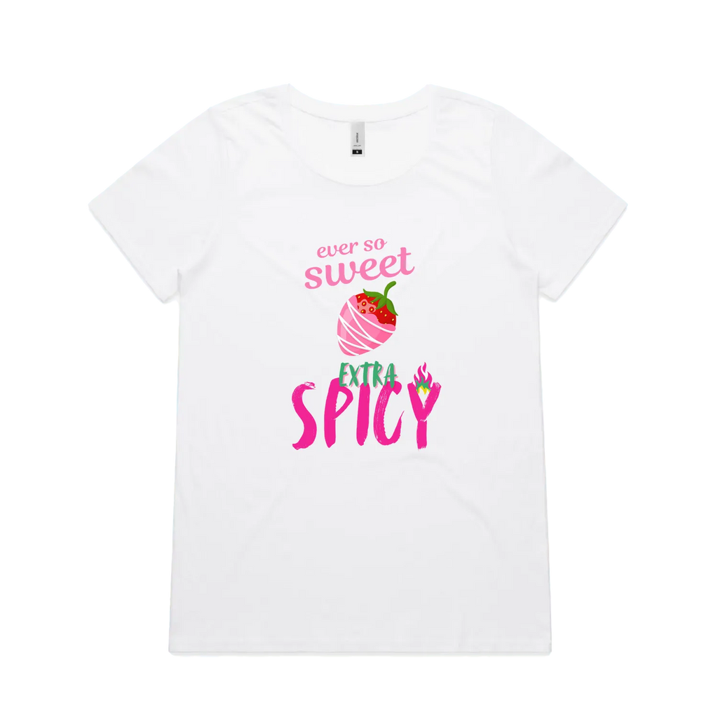 White front flat lay