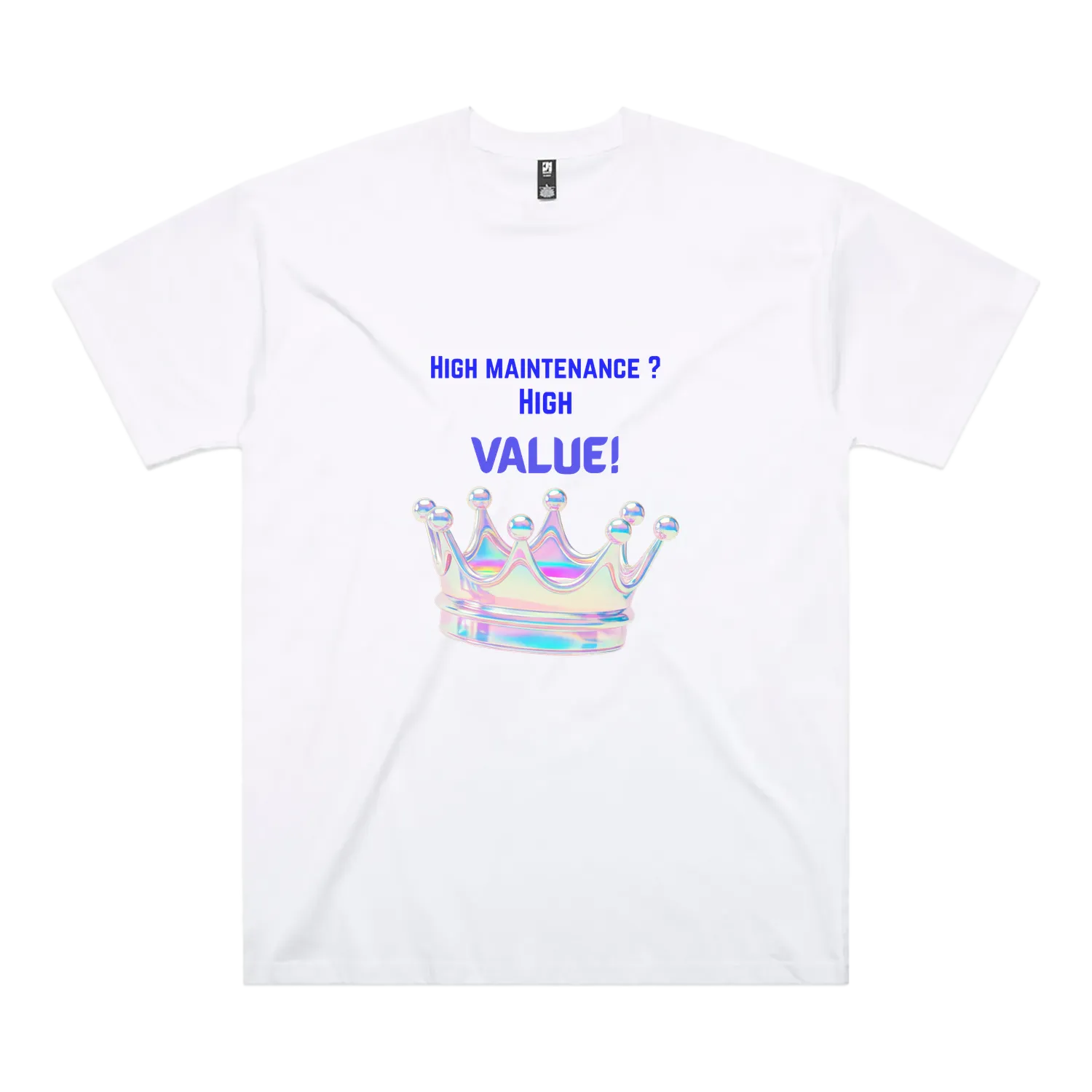 White front flat lay