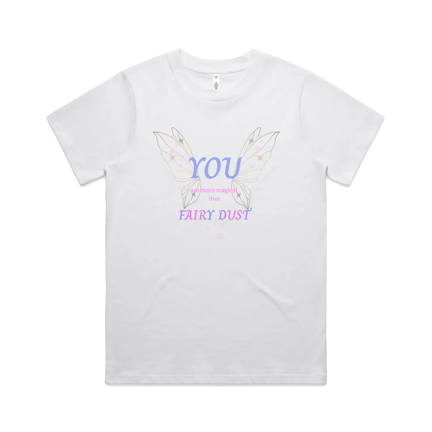White front flat lay