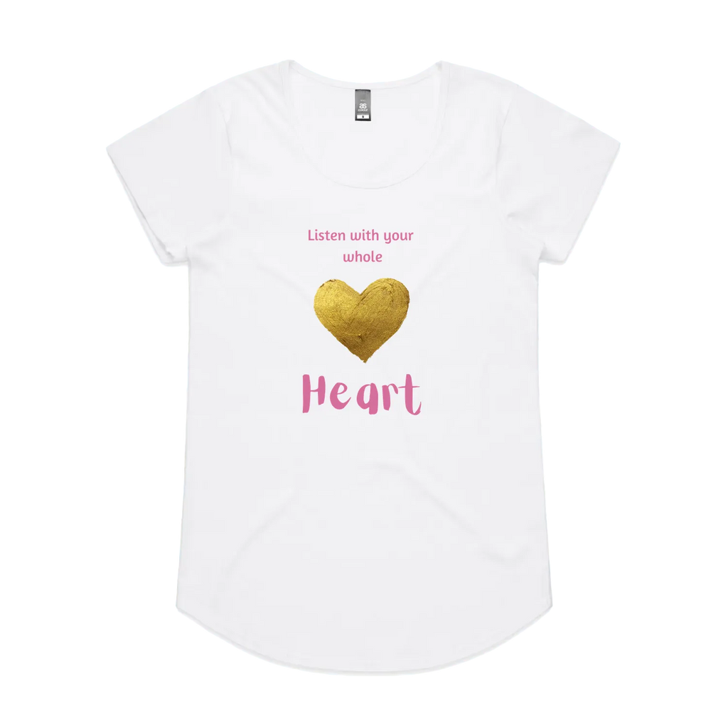 White front flat lay