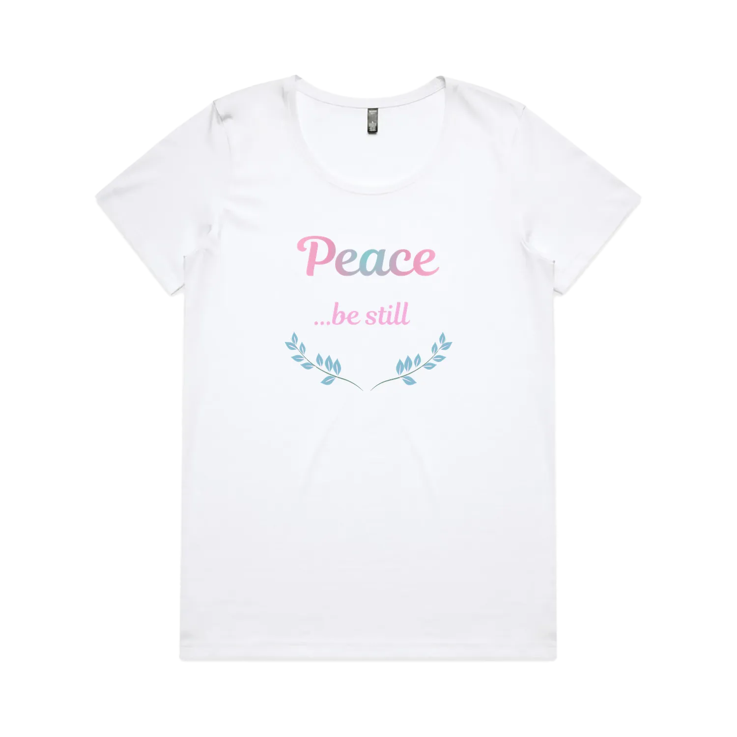 White front flat lay