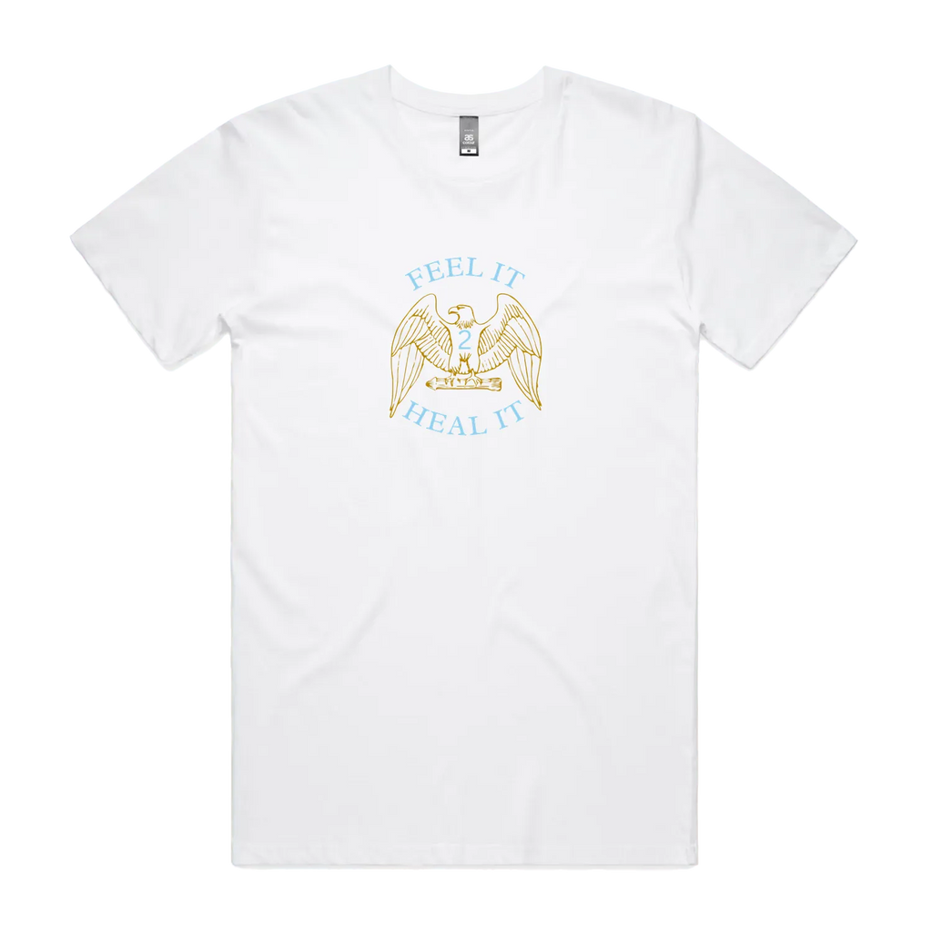 White front flat lay