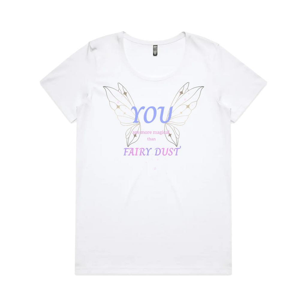 White front flat lay