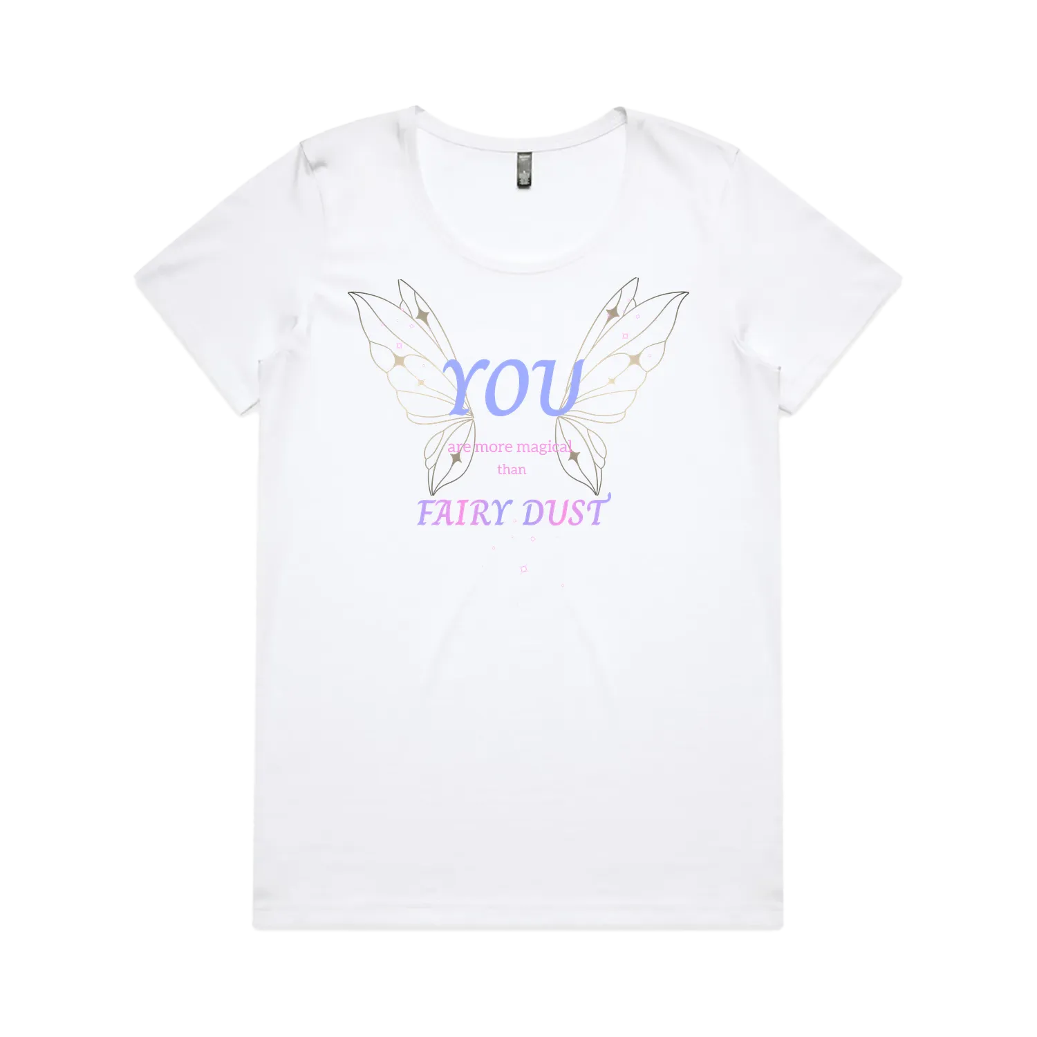 White front flat lay