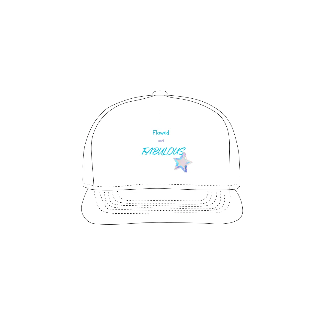 White front flat lay