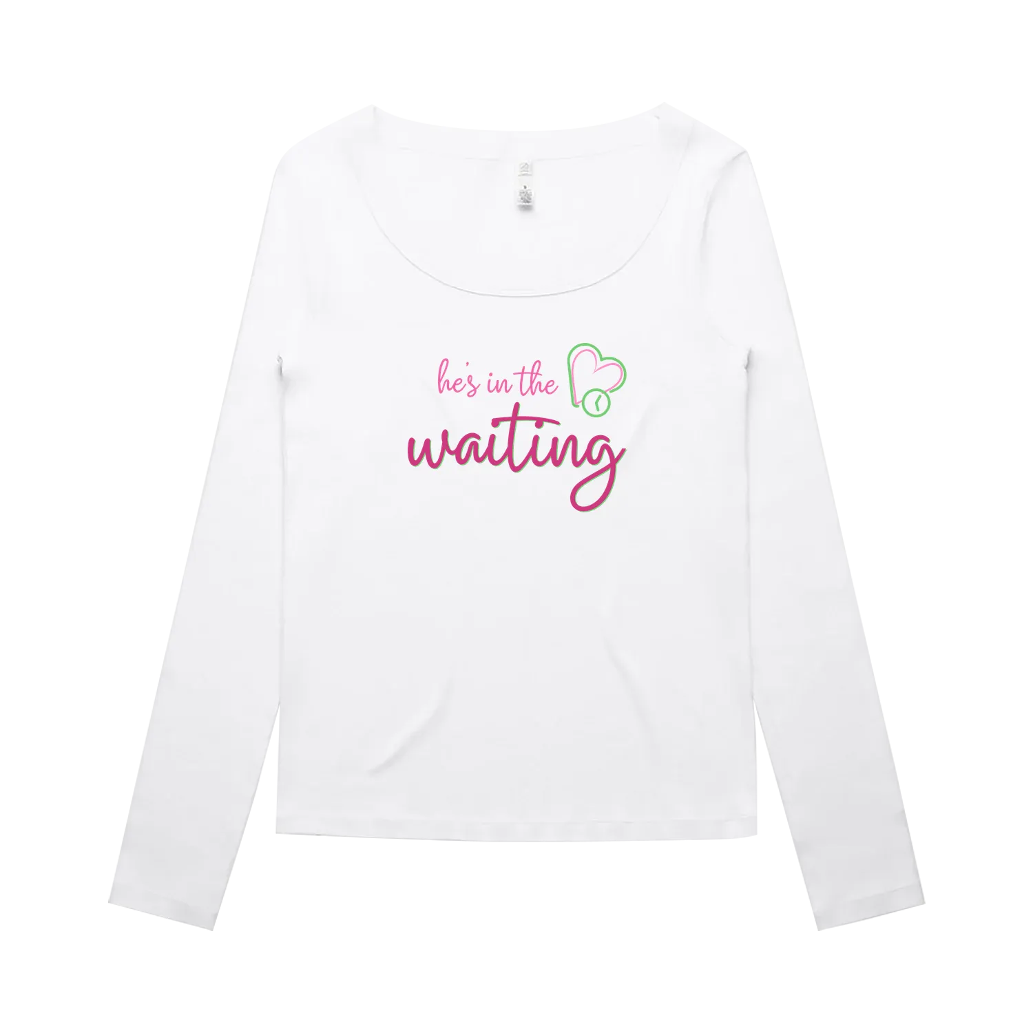 White front flat lay