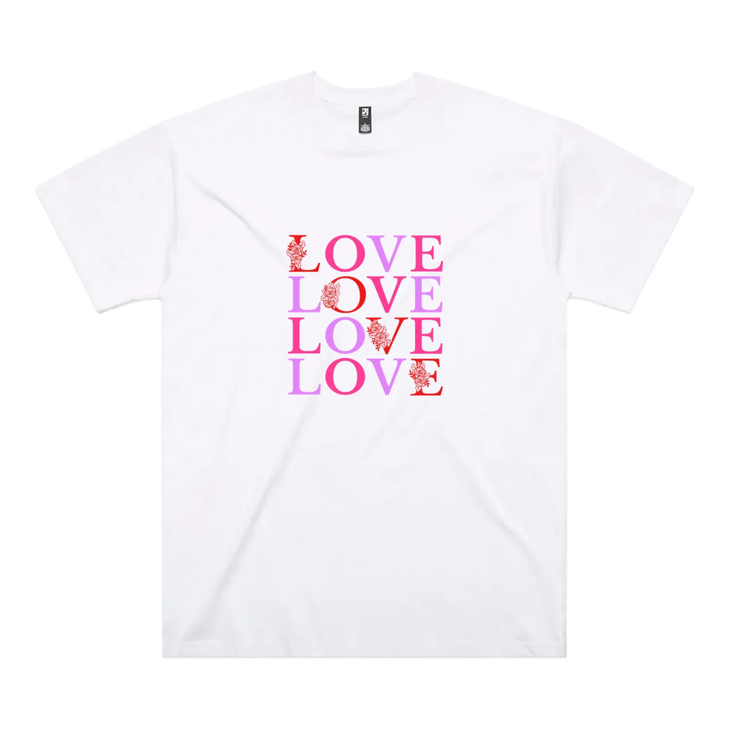 Love Stack oversized tee