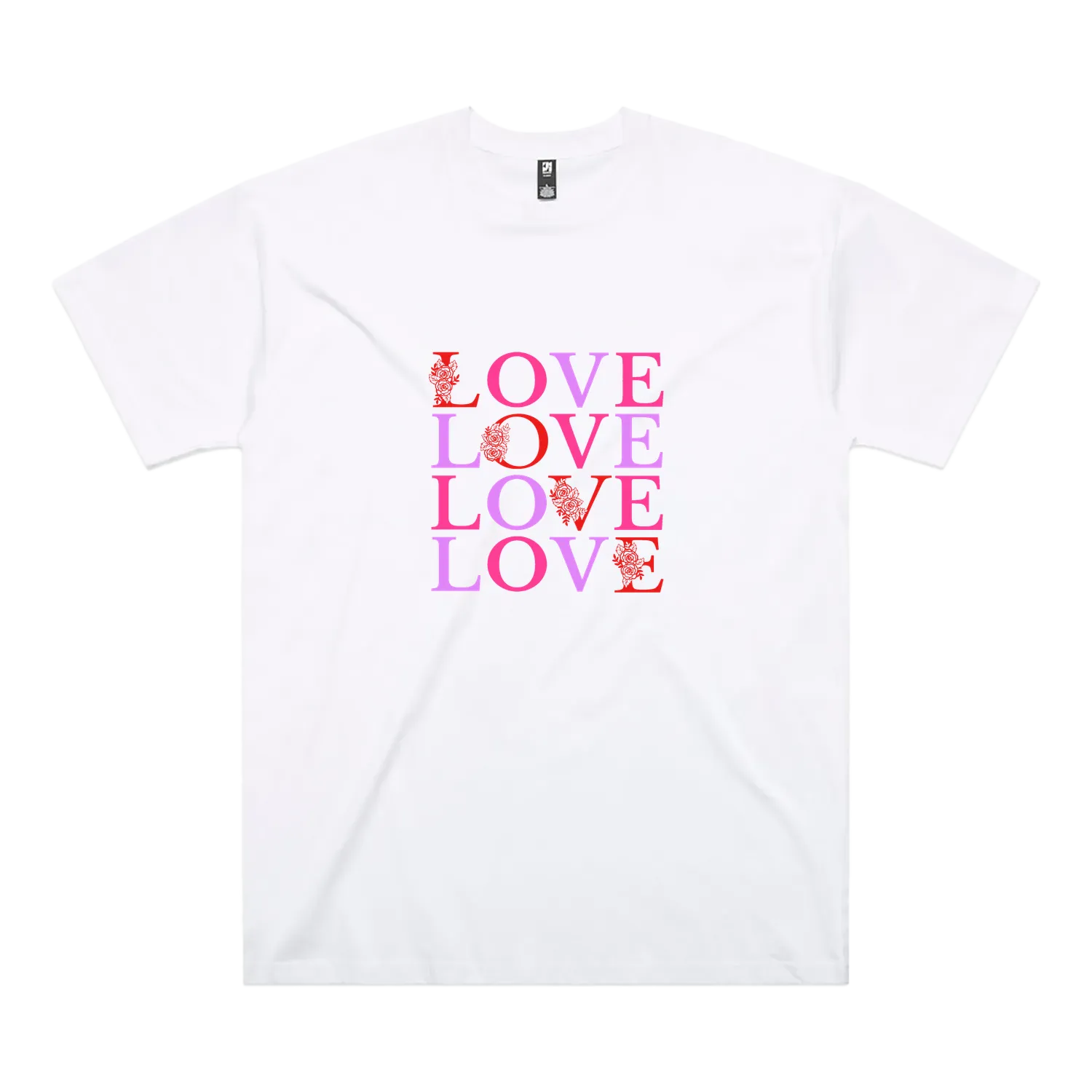 Love Stack oversized tee