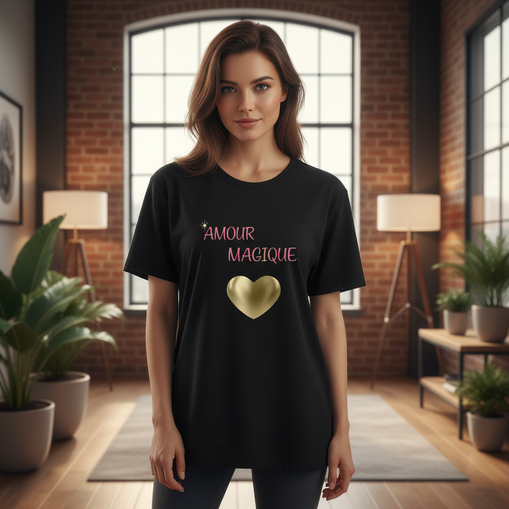 Amour Magique Black Bright Indoor Mockup