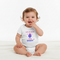 Baby girl wearing ever so sweet extra sassy onesie